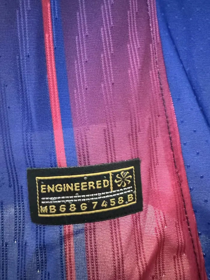 Nike Barcelona 25/26 Men's Ed Sheeran Home Player Jersey