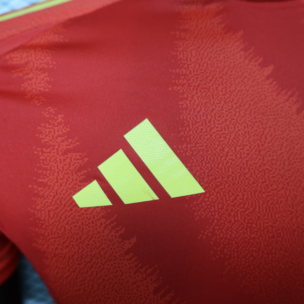 Adidas Spain 2024 Men's Home Player Version Jersey