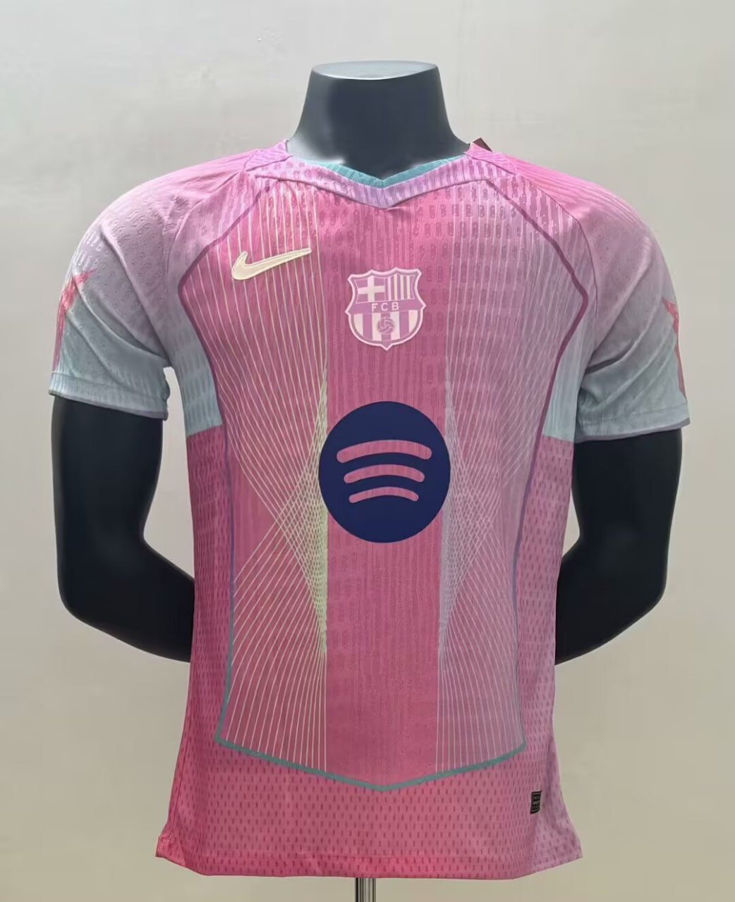 Nike Barcelona 25/26 Men's Pink Special Edition Player Jersey