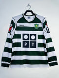 Sporting Lisbon 2001-03 Home Long Sleeve Soccer Jersey