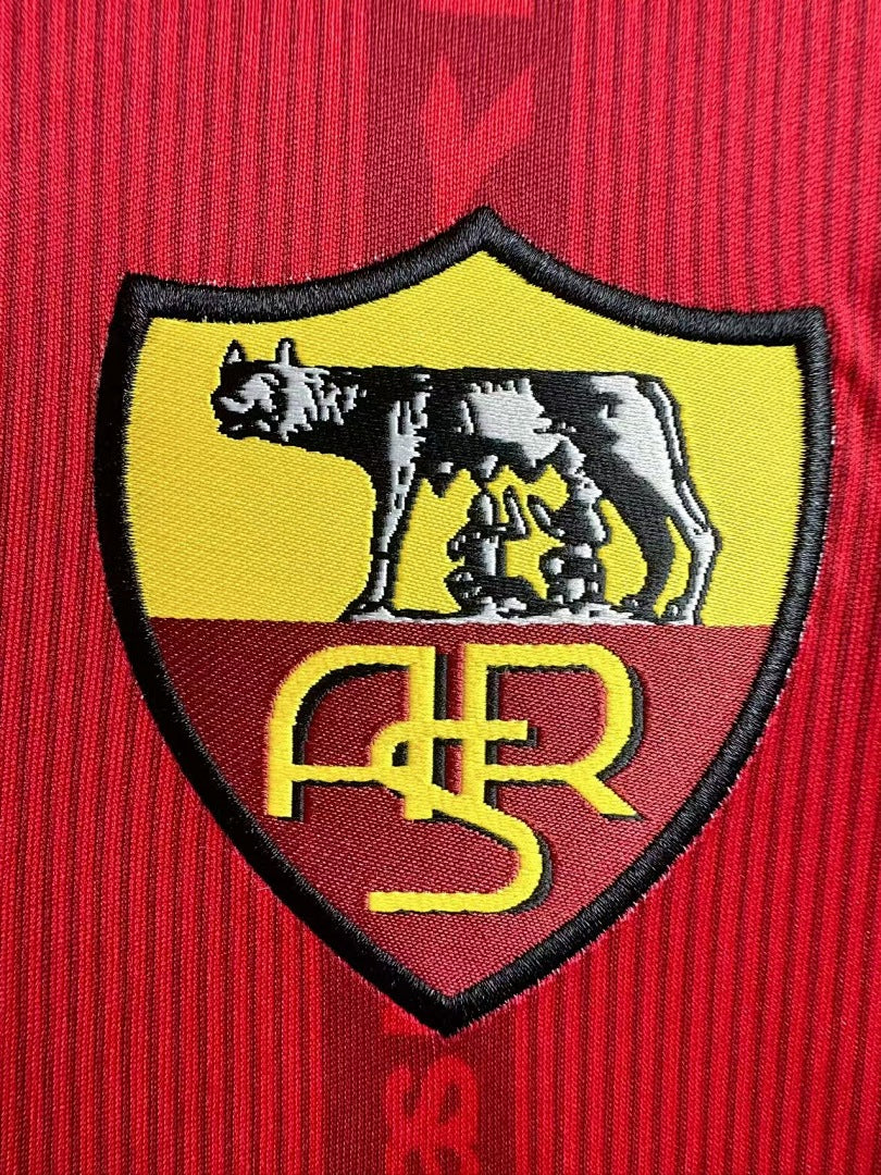 AS Roma 1999-00 Home Long Sleeve Soccer Jersey