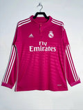 Real Madrid 2014-15 Away Long Sleeve Soccer Jersey