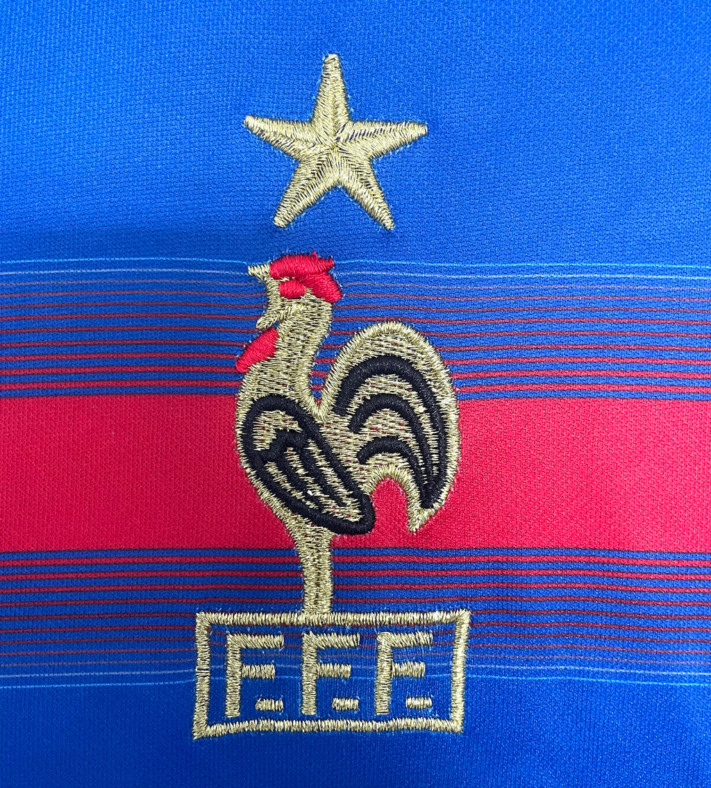 France 2004 Home Long Sleeve Soccer Jersey