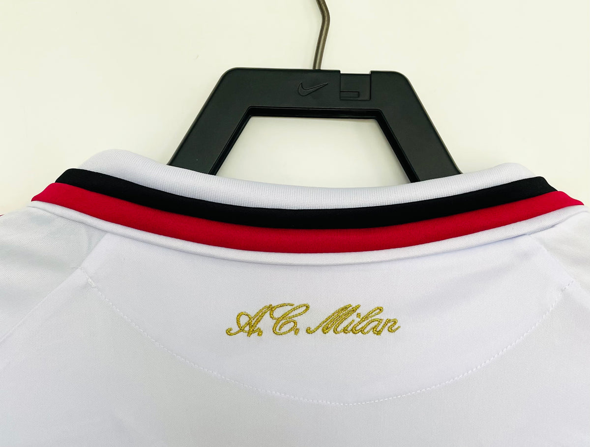 AC Milan 2009-10 Away Long Sleeve Soccer Jersey