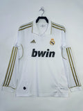 Real Madrid 2011-12 Home Long Sleeve Soccer Jersey