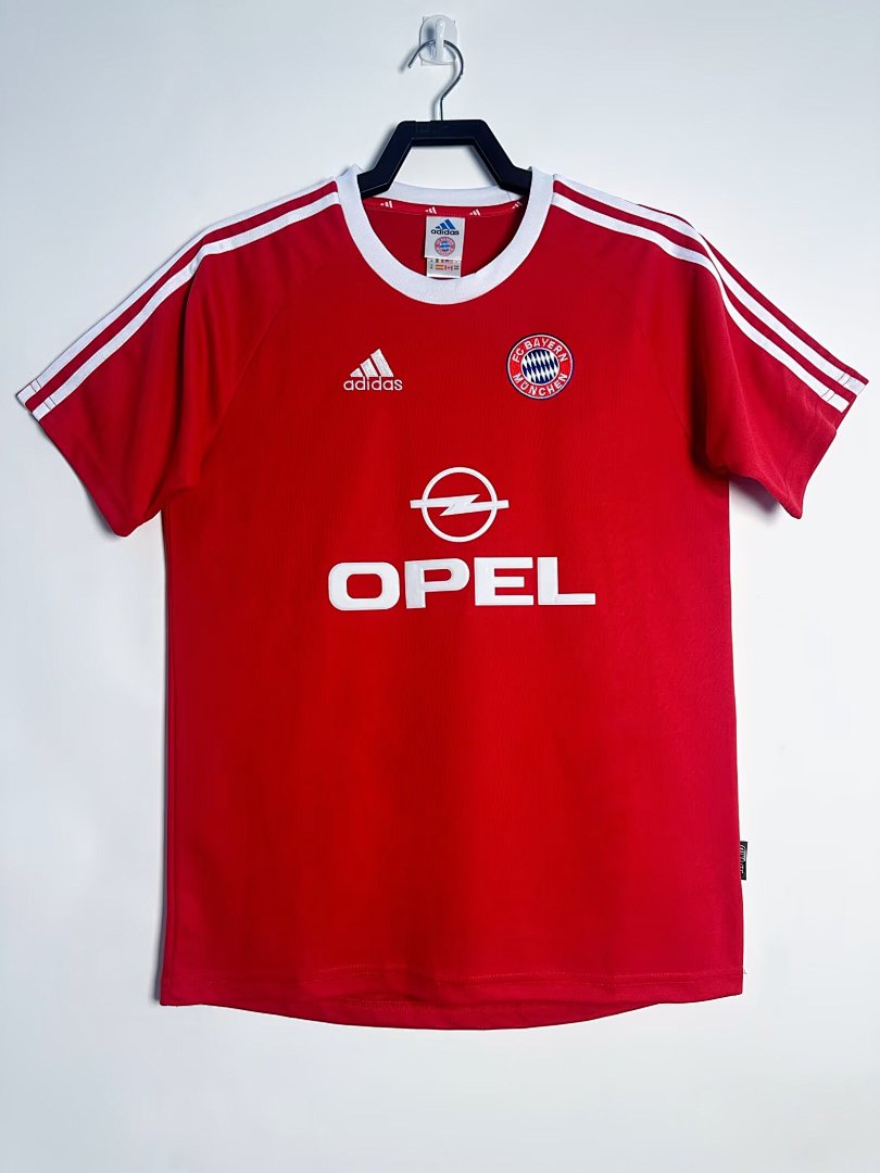Bayern Munich 2001-02 European Cup Home Long Sleeve Soccer Jersey