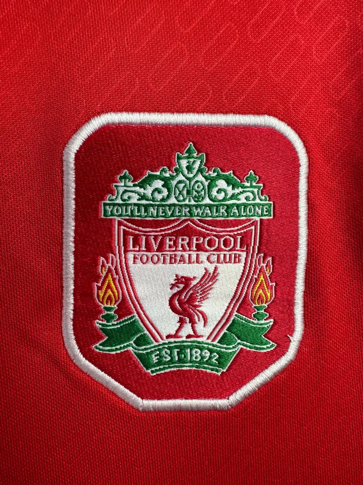 Liverpool 2004-05 Home Long Sleeve Soccer Jersey