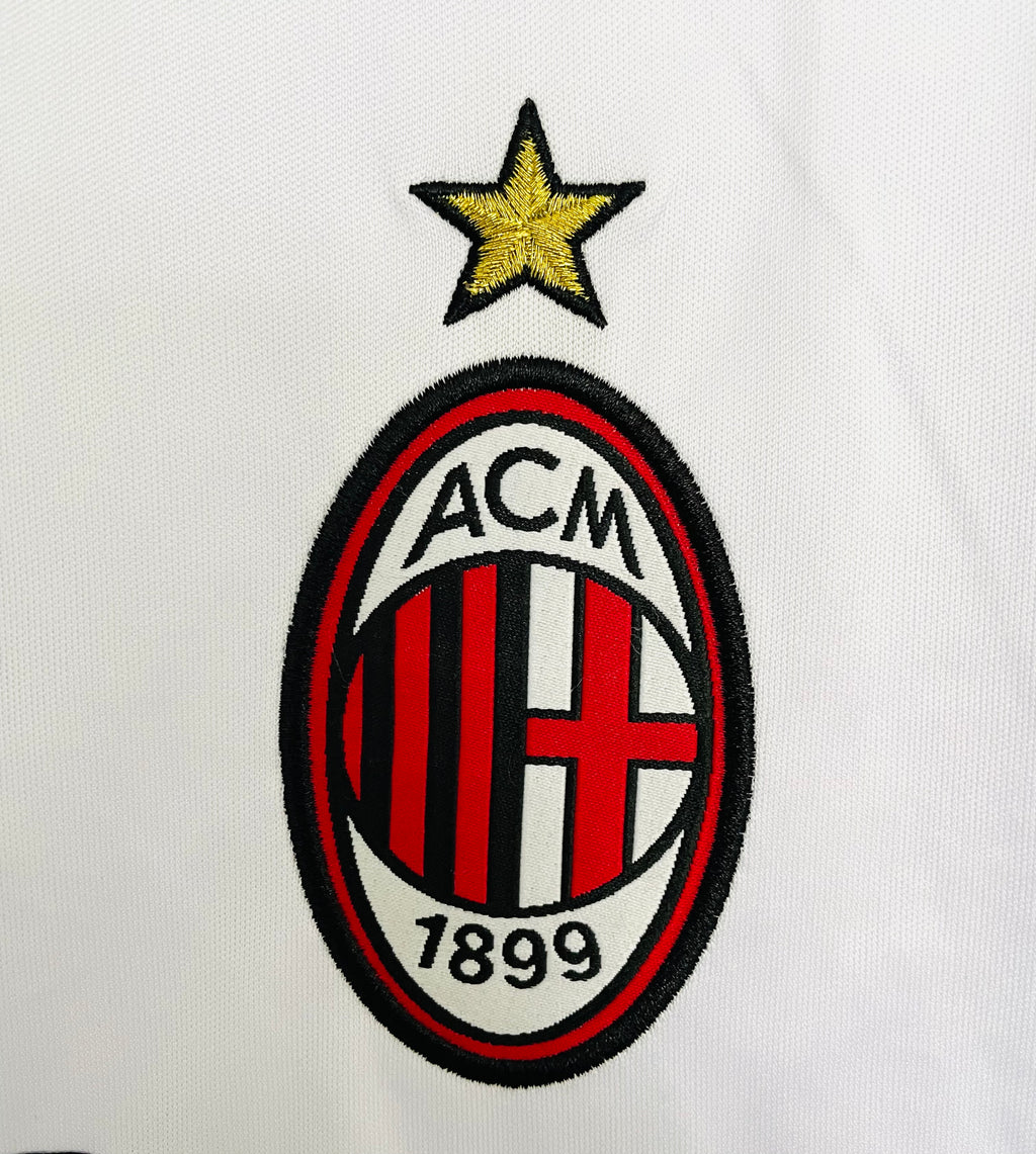 AC Milan 2009-10 Away Long Sleeve Soccer Jersey