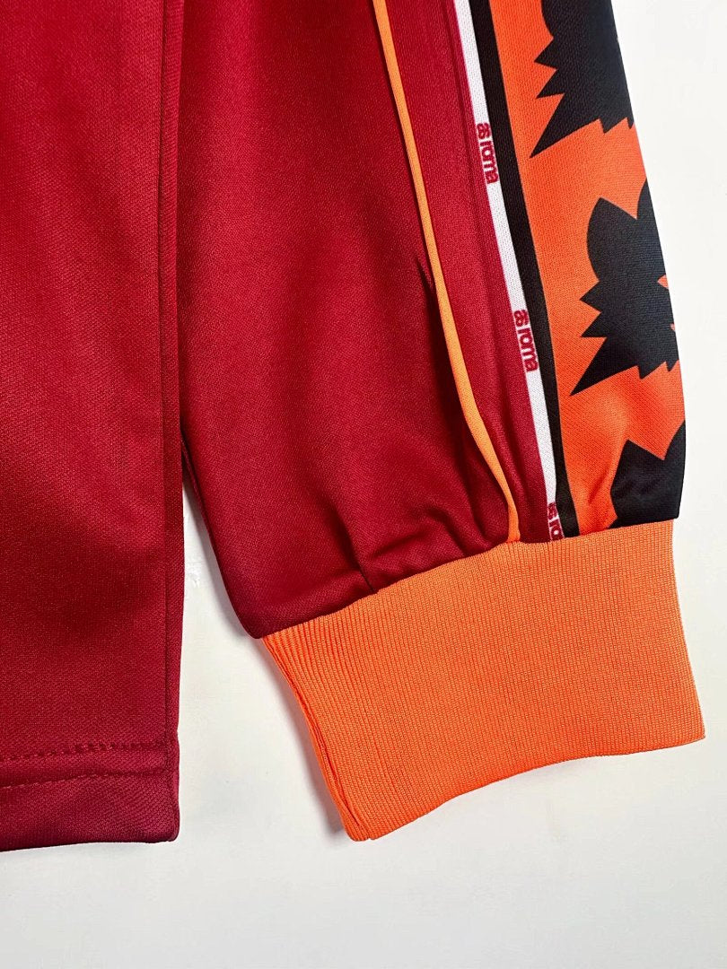 Roma 1998-99 Home Long Sleeve Soccer Jersey