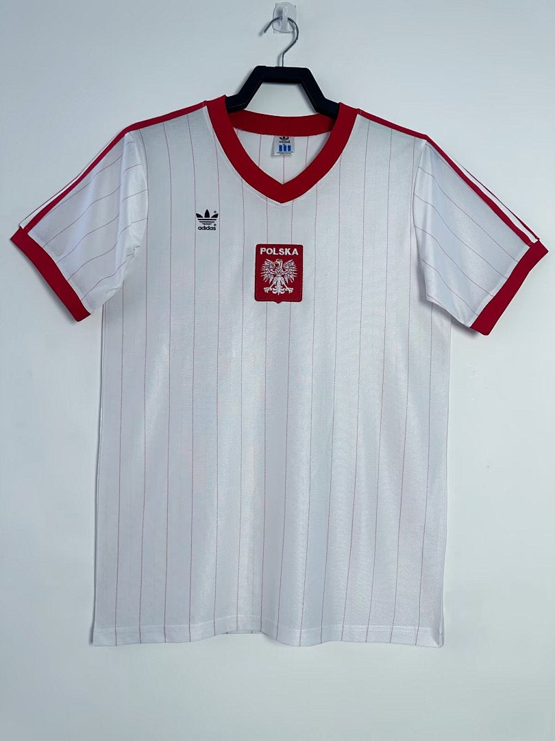Poland 1982 Home Long Sleeve Soccer Jersey