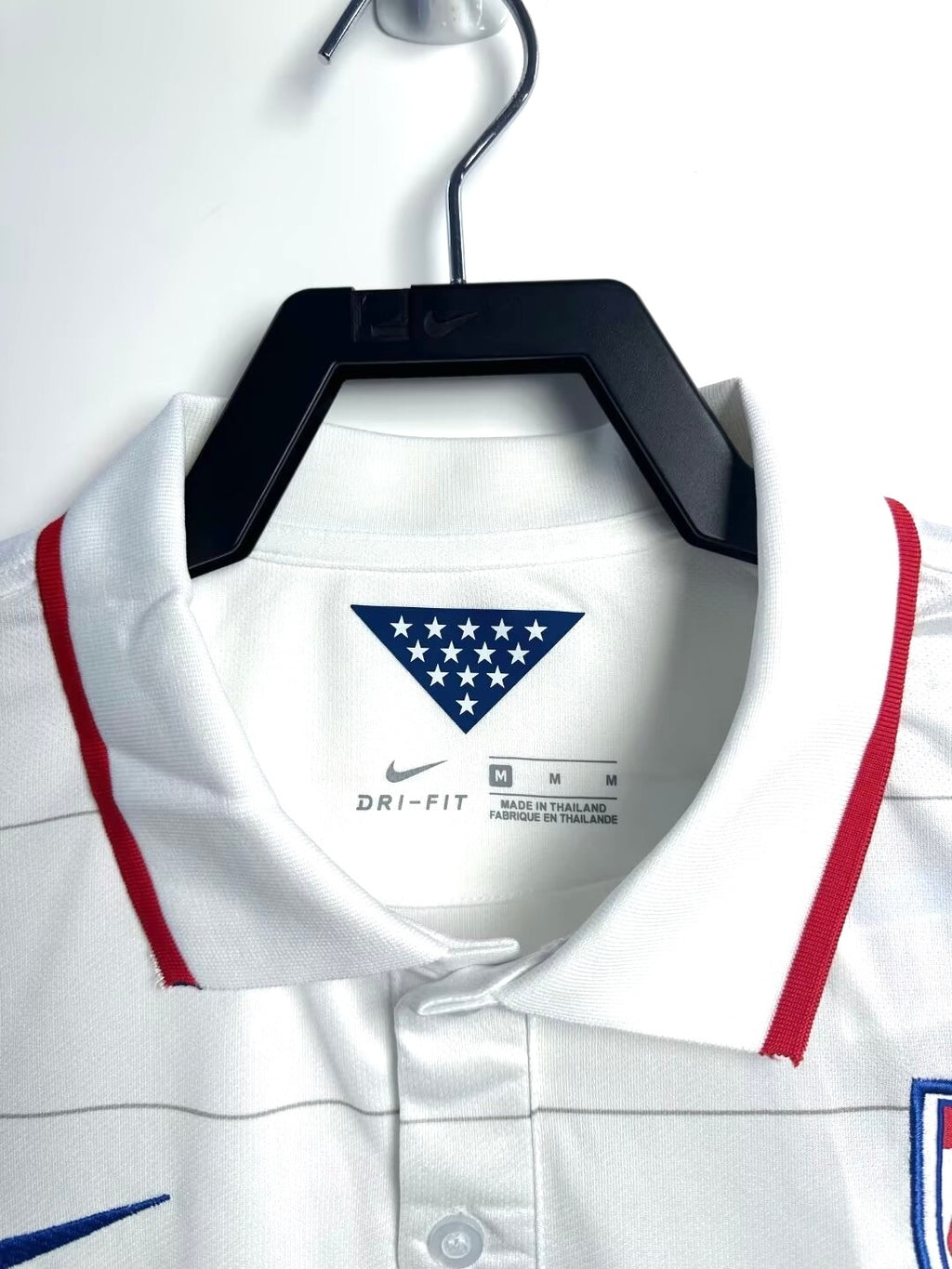 USA 2014 Home Long Sleeve Soccer Jersey