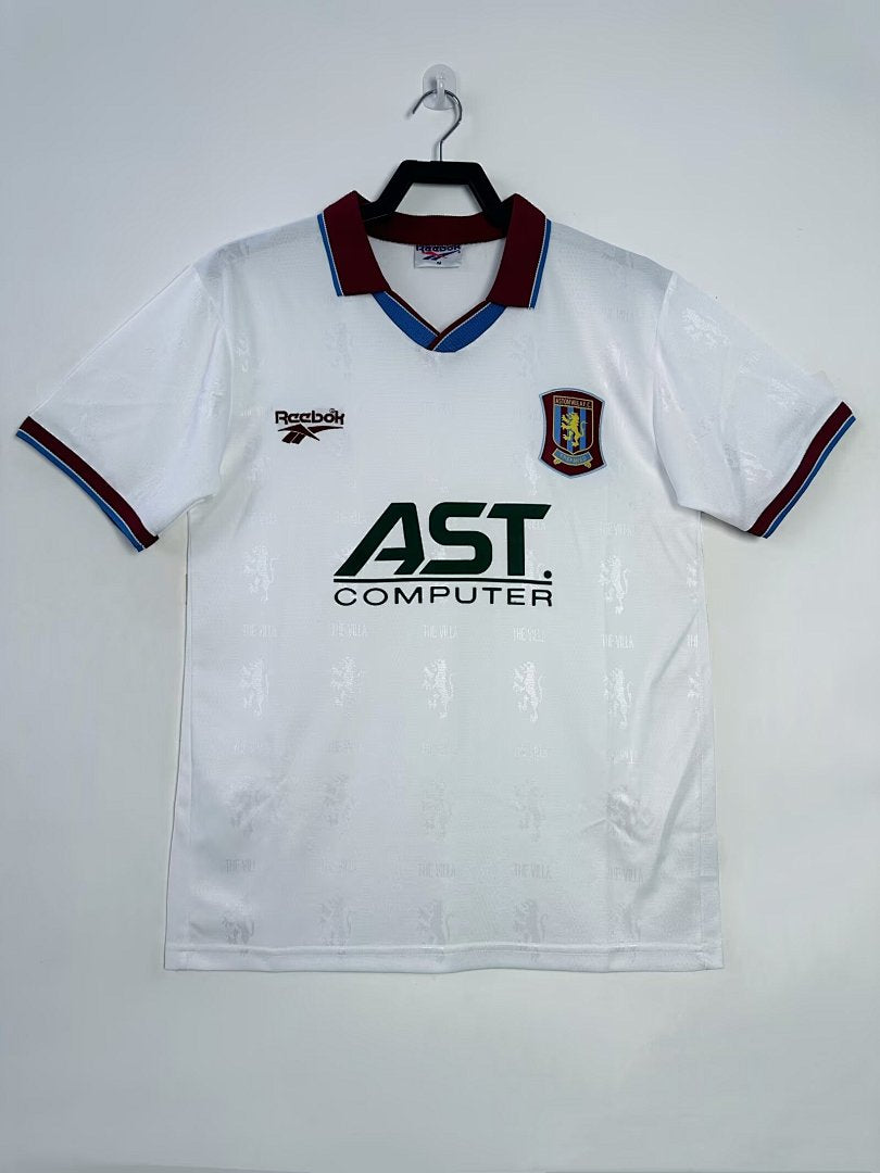 Aston Villa 1995-96 Away Long Sleeve Soccer Jersey