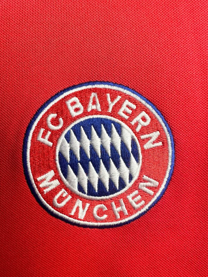 Bayern Munich 2001-02 European Cup Home Long Sleeve Soccer Jersey