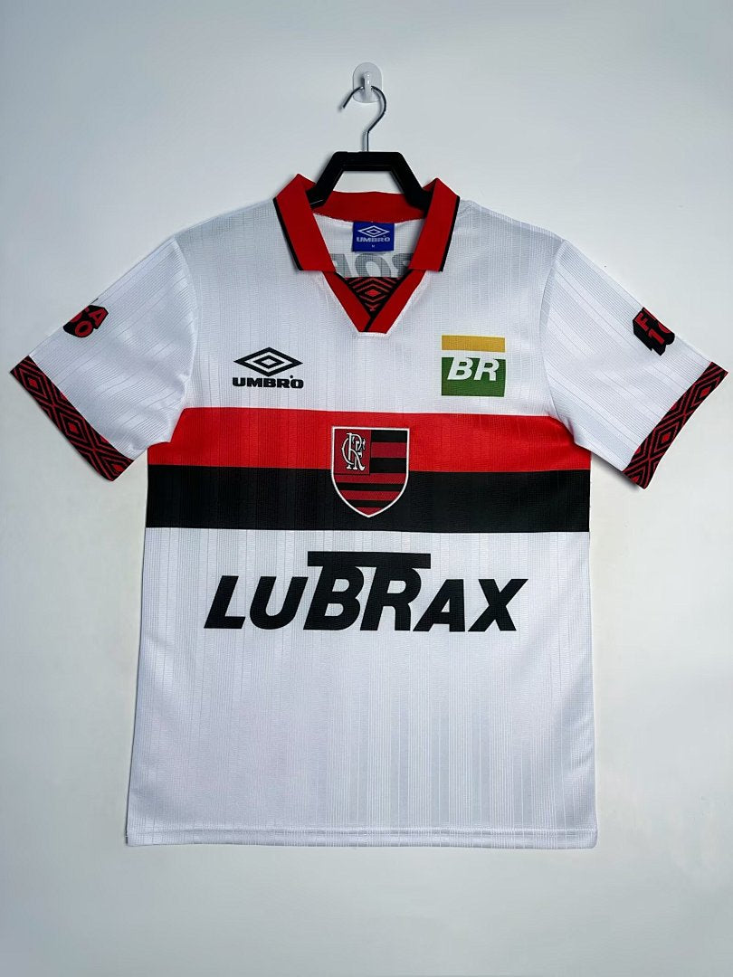 Flamengo 1995-96 Away Long Sleeve Soccer Jersey