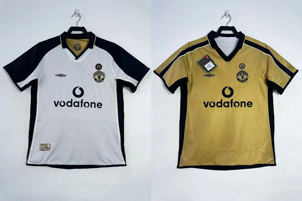 Manchester United 2001-02 Centenary Reversible Long Sleeve Soccer Jersey