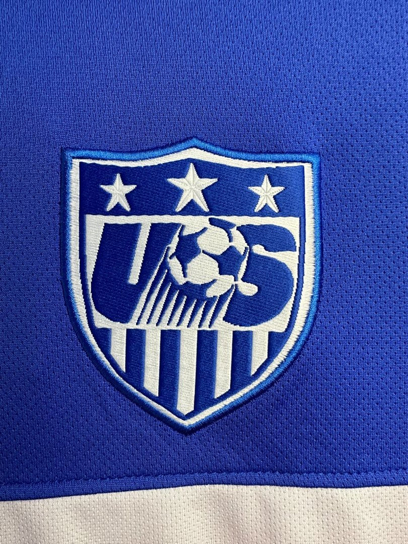 USA 2014 Away Long Sleeve Soccer Jersey