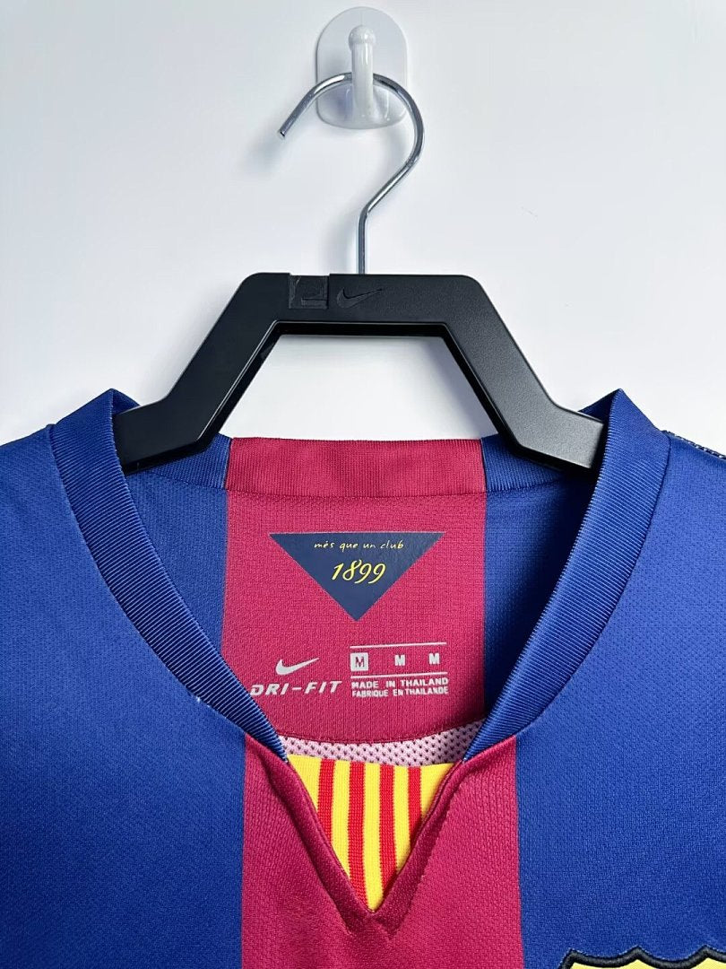 Barcelona 2014-15 Home Long Sleeve Soccer Jersey