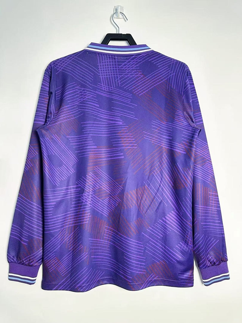 Fiorentina 1992-93 Home Long Sleeve Soccer Jersey