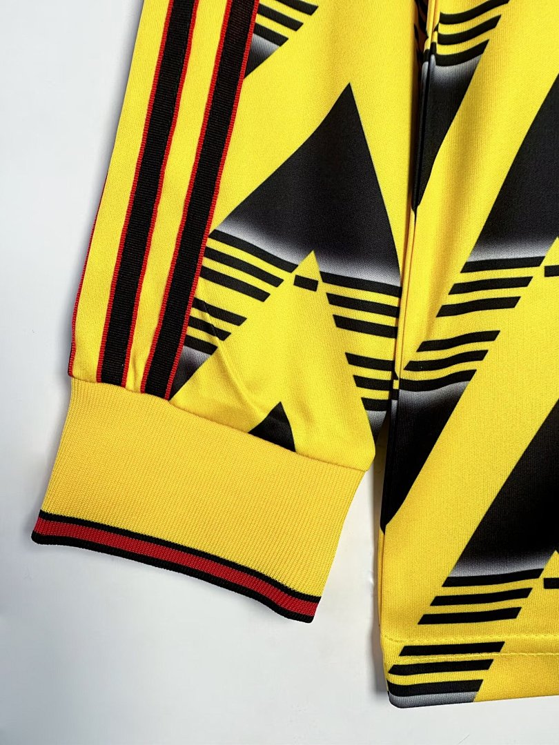 Arsenal 1991-93 Away Long Sleeve Soccer Jersey