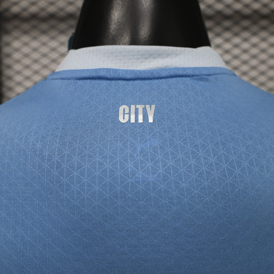 Manchester City 2026/27 Men's Home Long Sleeve Player Jersey