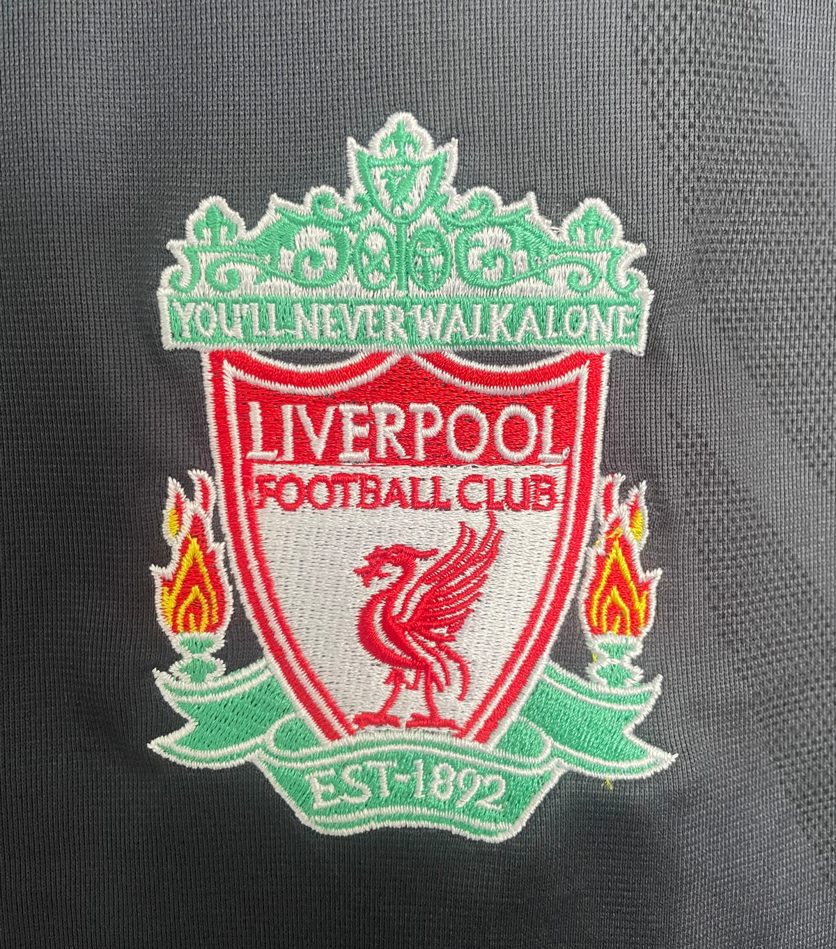 Liverpool 2009-10 Away Long Sleeve Soccer Jersey