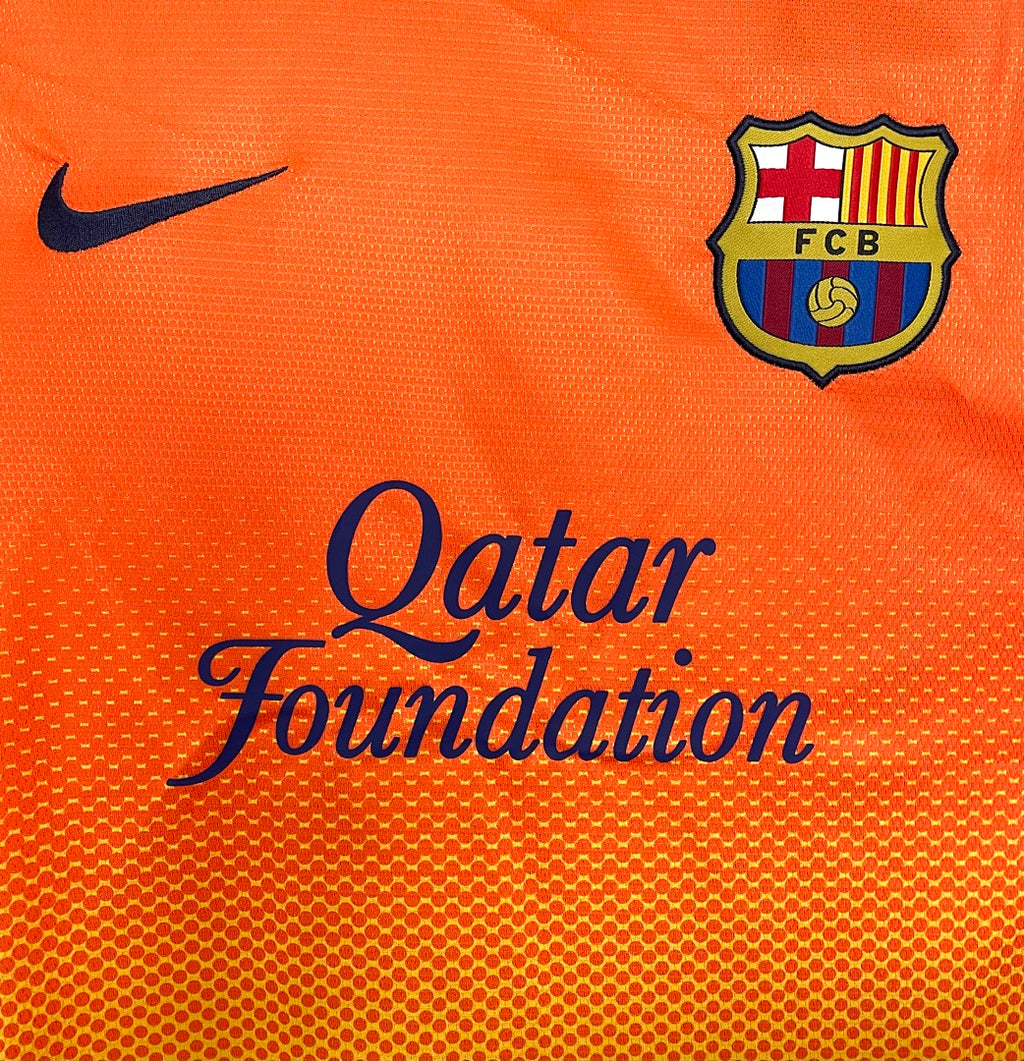 Barcelona 2012-13 Away Long Sleeve Soccer Jersey