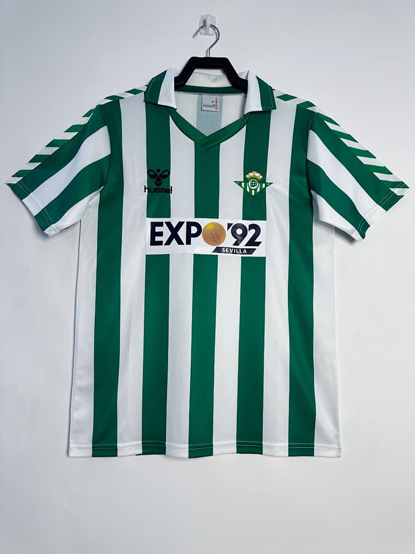 Real Betis 1988-89 Home Soccer Jersey