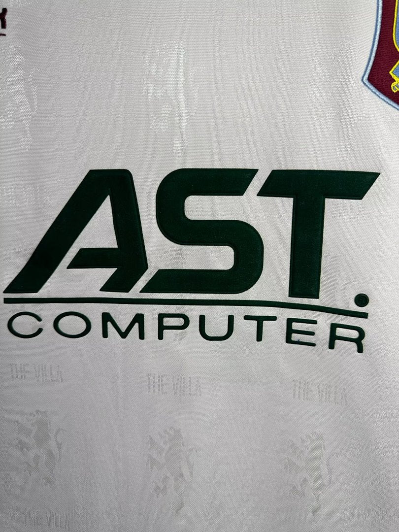 Aston Villa 1995-96 Away Long Sleeve Soccer Jersey