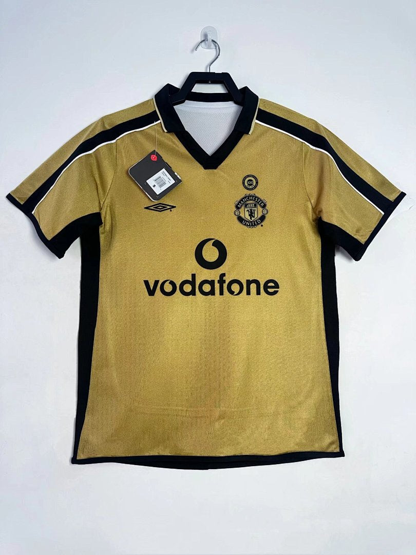 Manchester United 2001-02 Centenary Reversible Long Sleeve Soccer Jersey