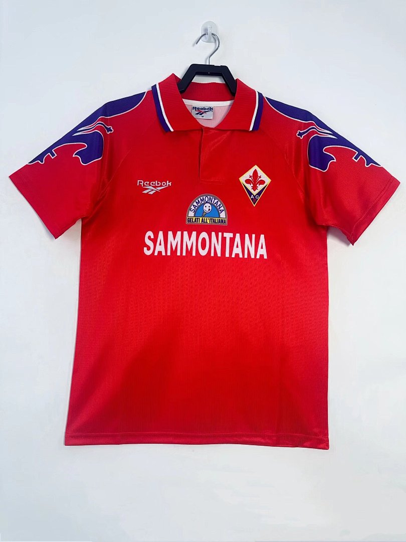 Fiorentina 1995-96 Third Long Sleeve Soccer Jersey