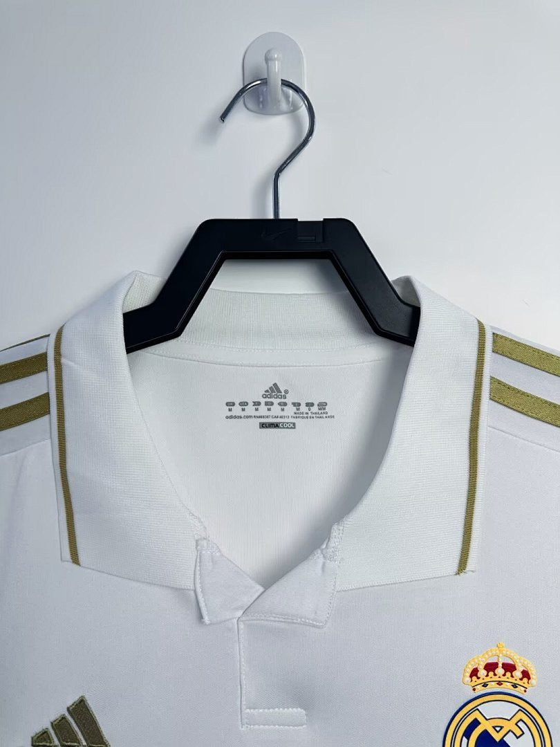 Real Madrid 2011-12 Home Long Sleeve Soccer Jersey