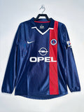 PSG 2001-02 Home Long Sleeve Soccer Jersey
