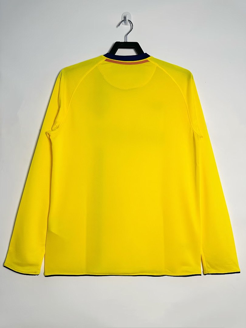 Barcelona 2008-09 Away Long Sleeve Soccer Jersey