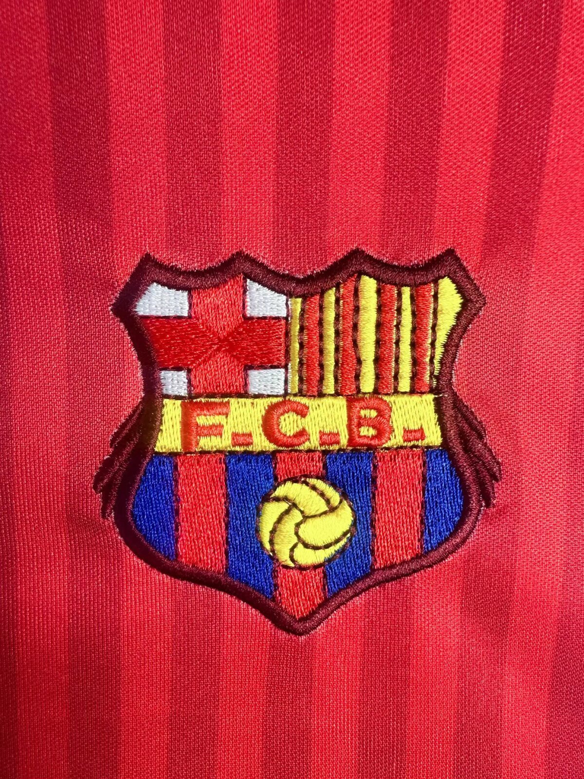 Barcelona 1989-92 Home Long Sleeve Soccer Jersey