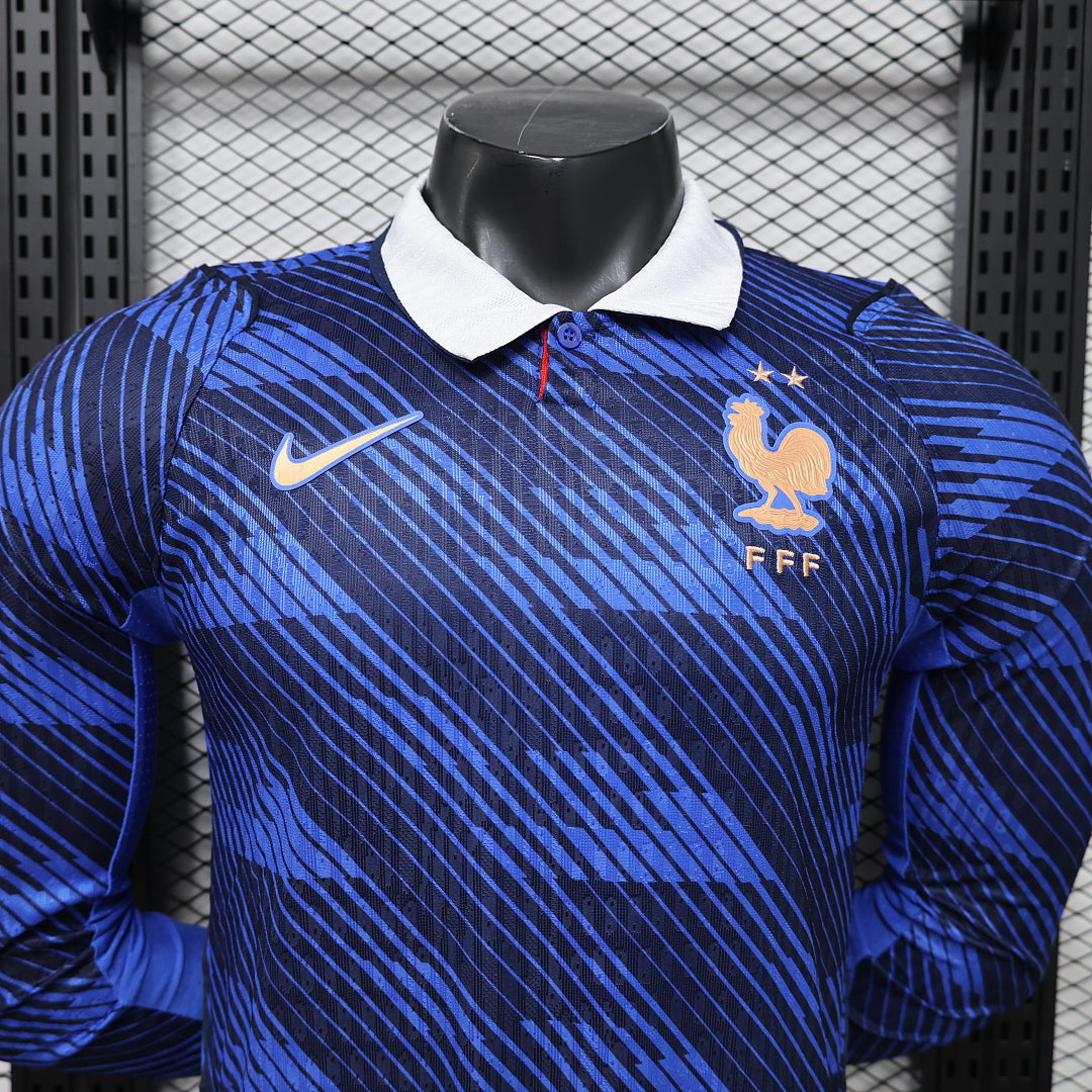 France 2026/27 Men's Home Long Sleeve Player Jersey