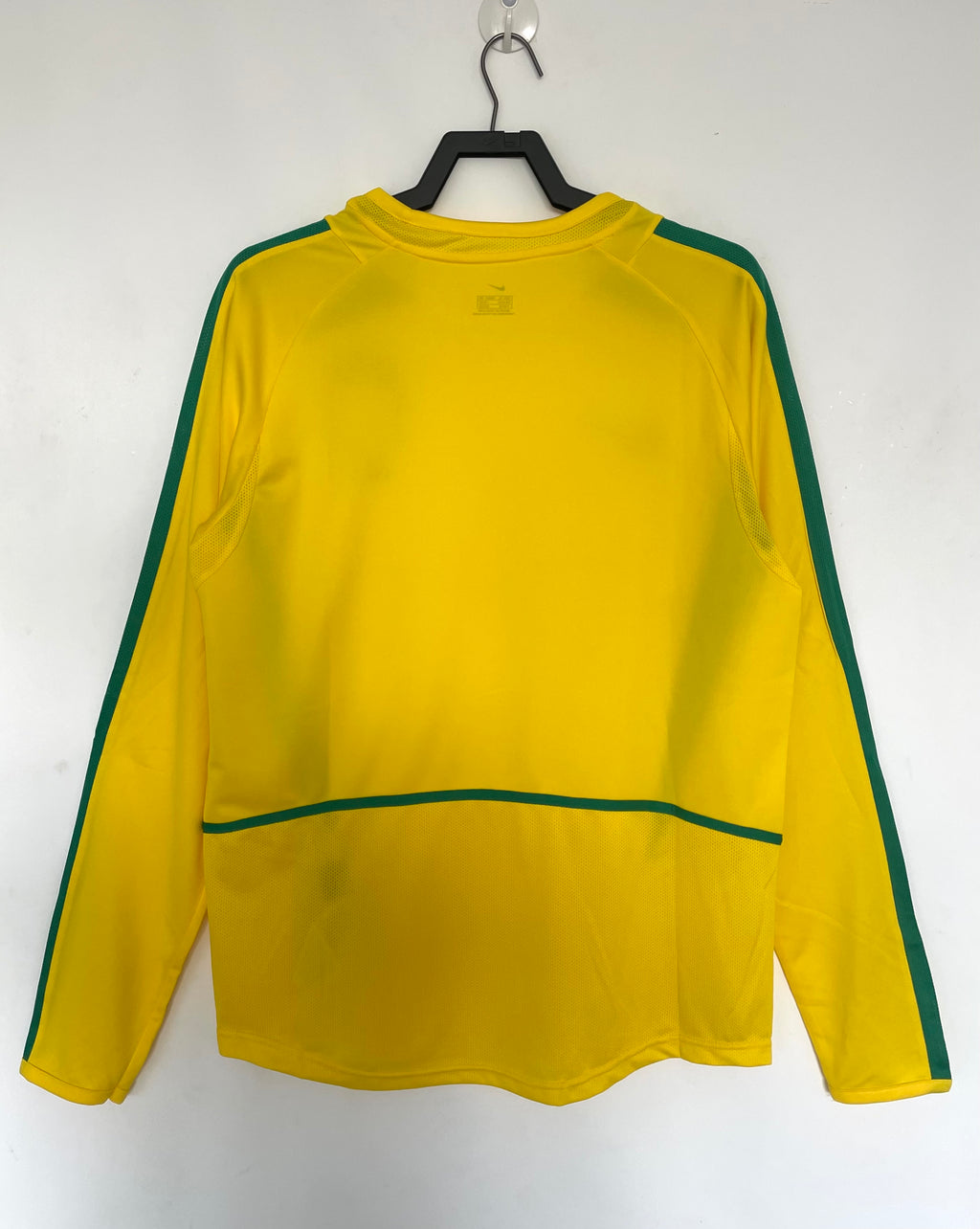 Brazil 2002 Home Long Sleeve Soccer Jersey