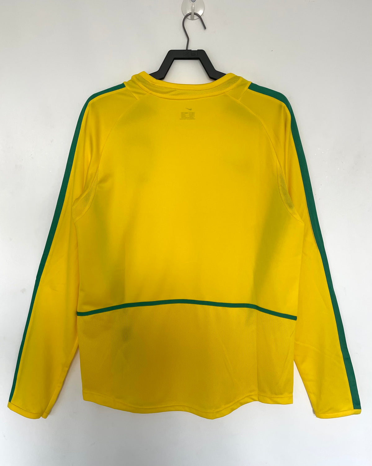 Brazil 2002 Home Long Sleeve Soccer Jersey