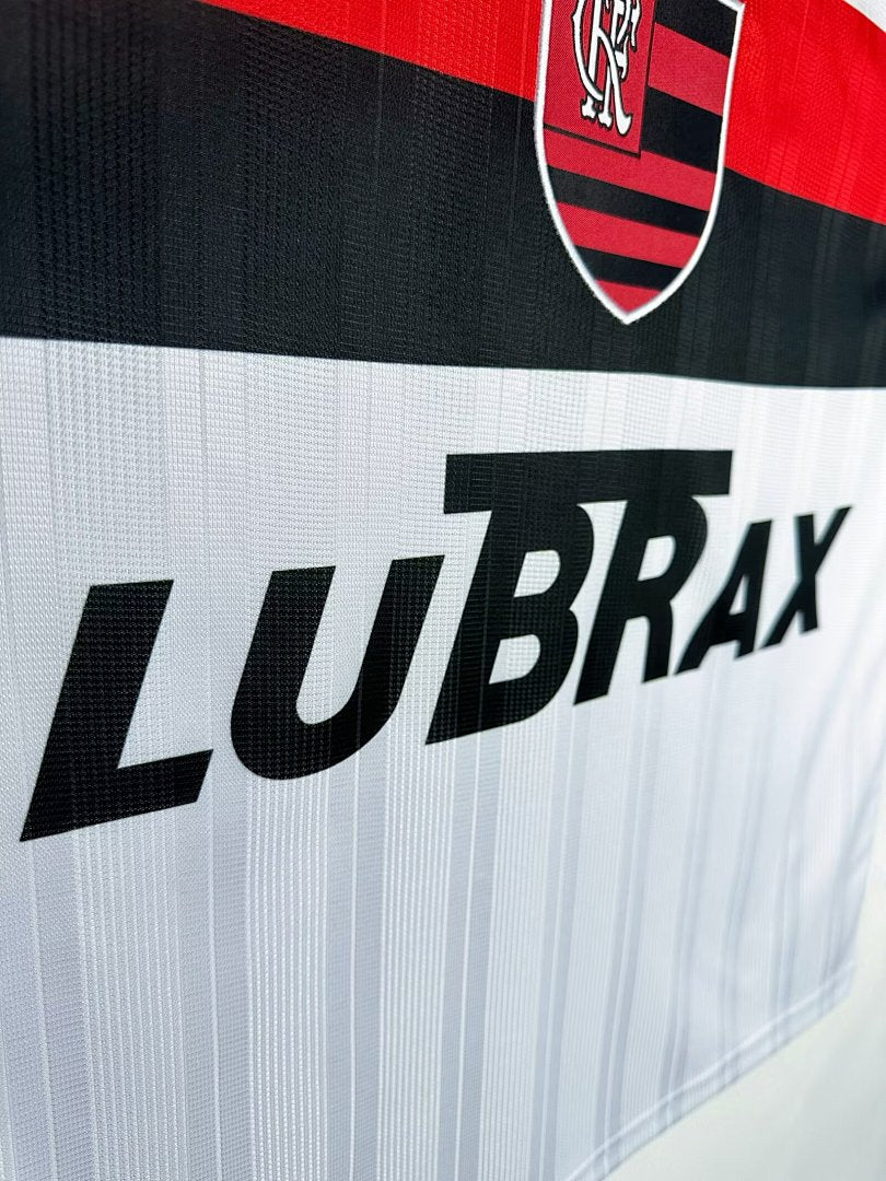 Flamengo 1995-96 Away Long Sleeve Soccer Jersey