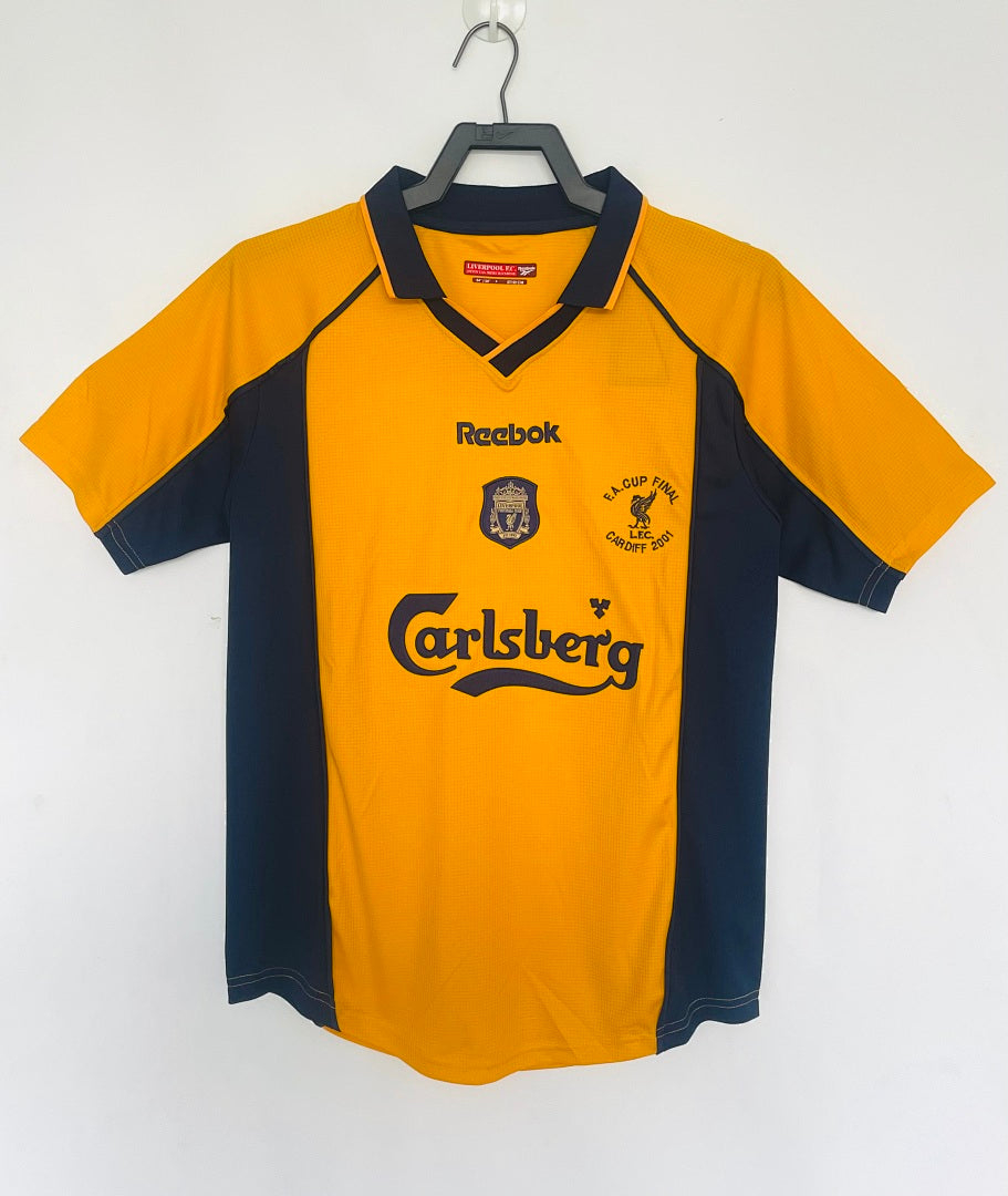 Liverpool 2000-01 Third Long Sleeve Soccer Jersey