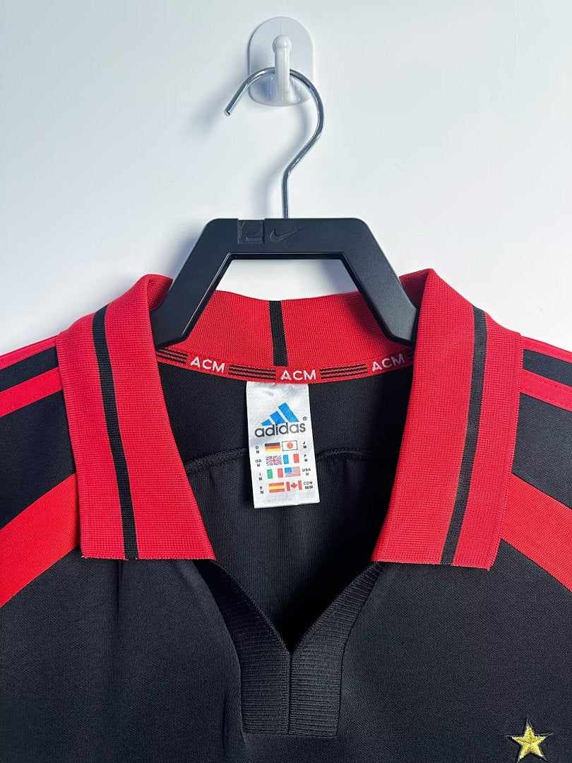 AC Milan 2000-01 Third Long Sleeve Soccer Jersey