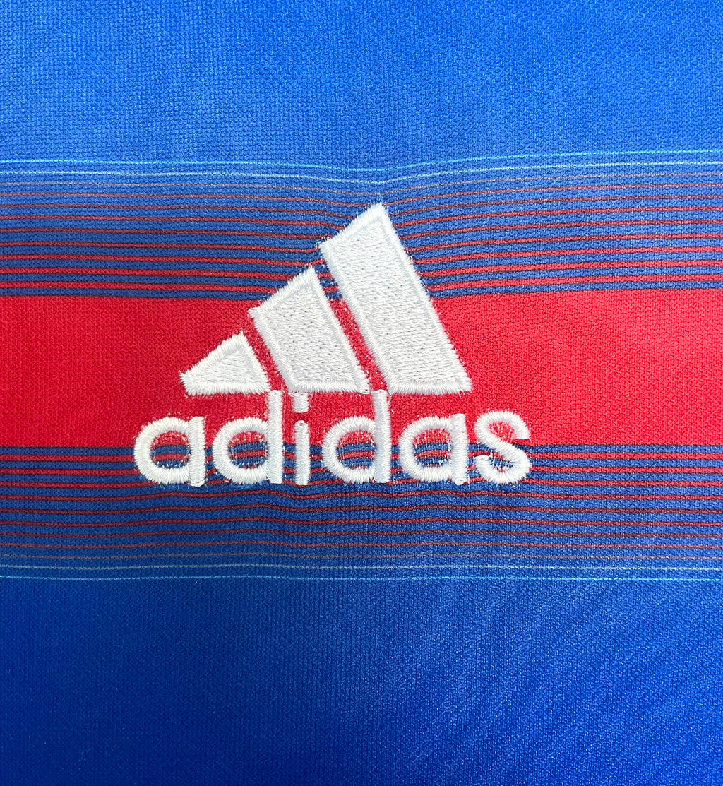France 2004 Home Long Sleeve Soccer Jersey