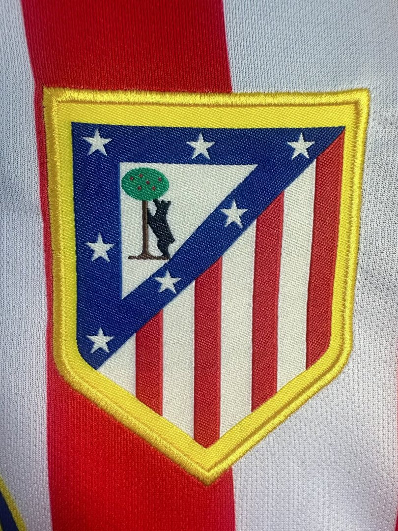 Atlético Madrid 2004-05 Home Long Sleeve Soccer Jersey