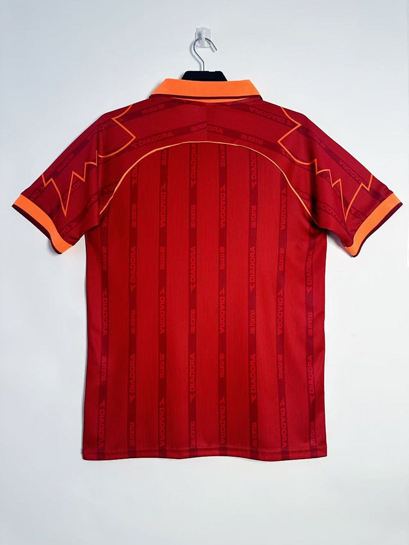 AS Roma 1999-00 Home Long Sleeve Soccer Jersey