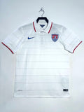USA 2014 Home Long Sleeve Soccer Jersey