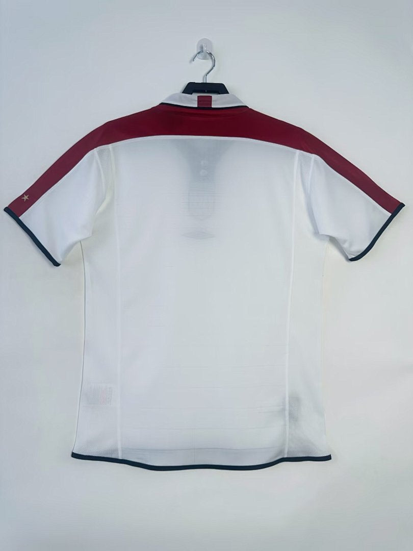 England 2004 Home Long Sleeve Soccer Jersey