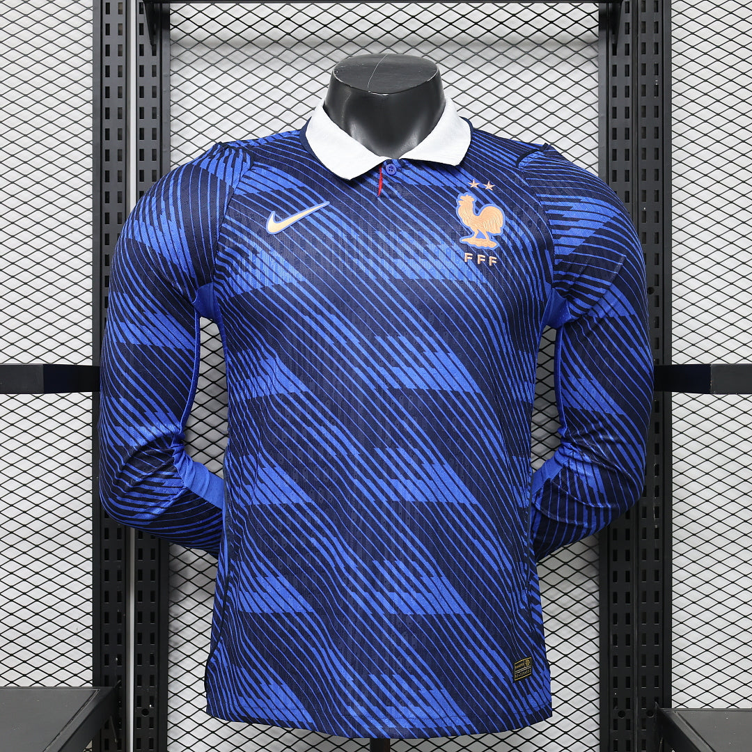 France 2026/27 Men's Home Long Sleeve Player Jersey
