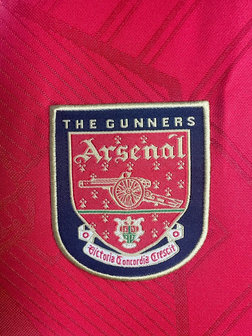 Arsenal 1996-97 Home Long Sleeve Soccer Jersey