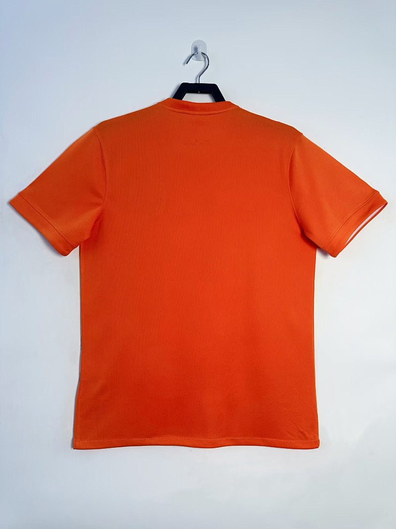 Netherlands 2014 Home Long Sleeve Soccer Jersey