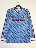 Manchester United 1990-92 Away Long Sleeve Soccer Jersey