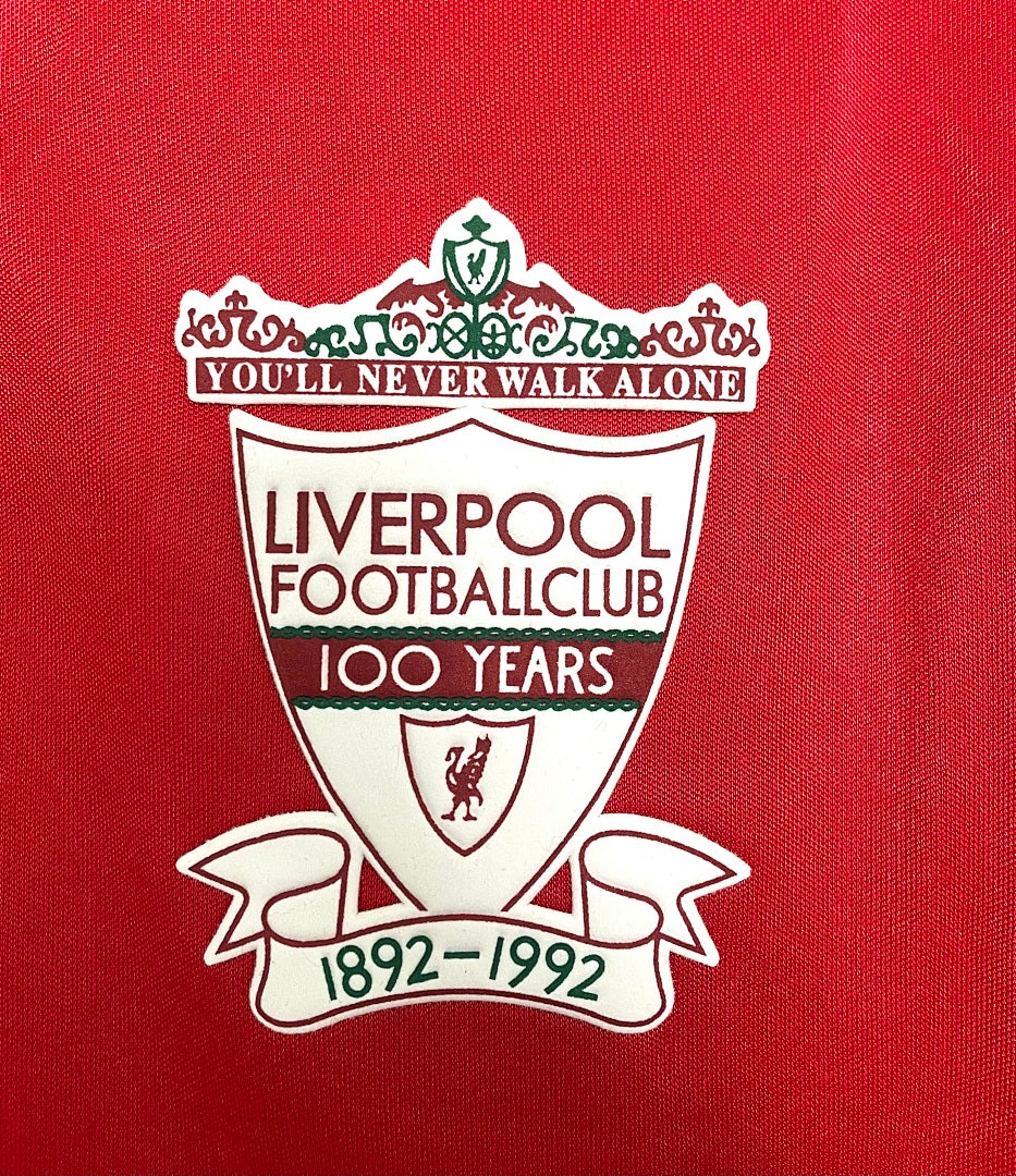 Liverpool 1992-93 Home Long Sleeve Soccer Jersey